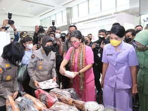 Gelar Bazar Kreasi, Ketum Bhayangkari Harap Bisa Gerakkan Roda Ekonomi