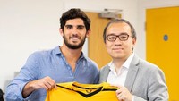 Depan: Gonçalo Guedes. Rekrutan baru Wolves. Foto: Wolves via Getty Images/Wolverhampton Wanderers FC