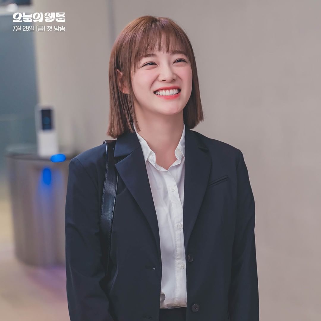 Kim Sejeong dalam drama Today's Webtoon Kim Sejeong dalam drama Today's Webtoon