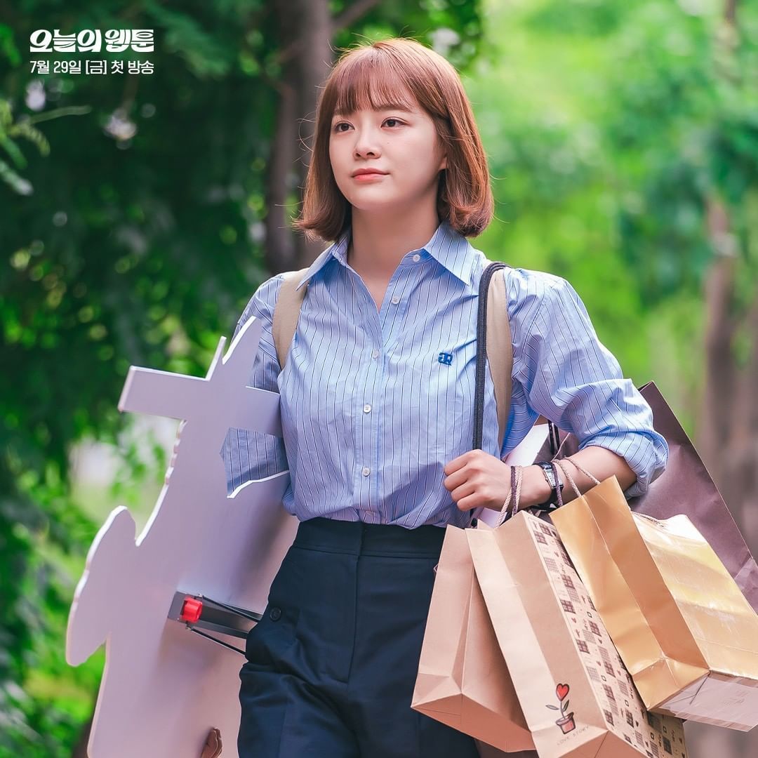 Kim Sejeong dalam drama Today's Webtoon Kim Sejeong dalam drama Today's Webtoon