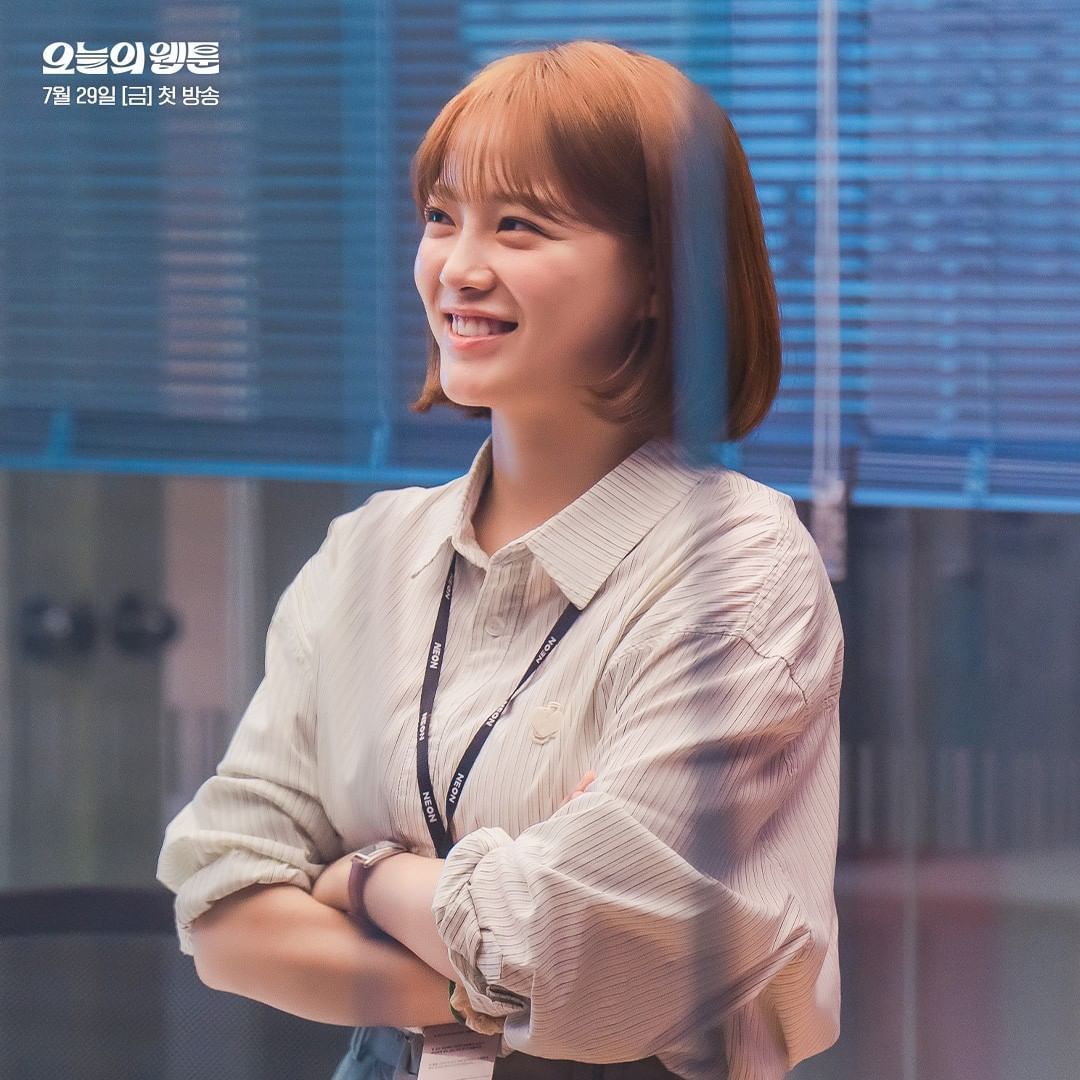 Kim Sejeong dalam drama Today's Webtoon Kim Sejeong dalam drama Today's Webtoon