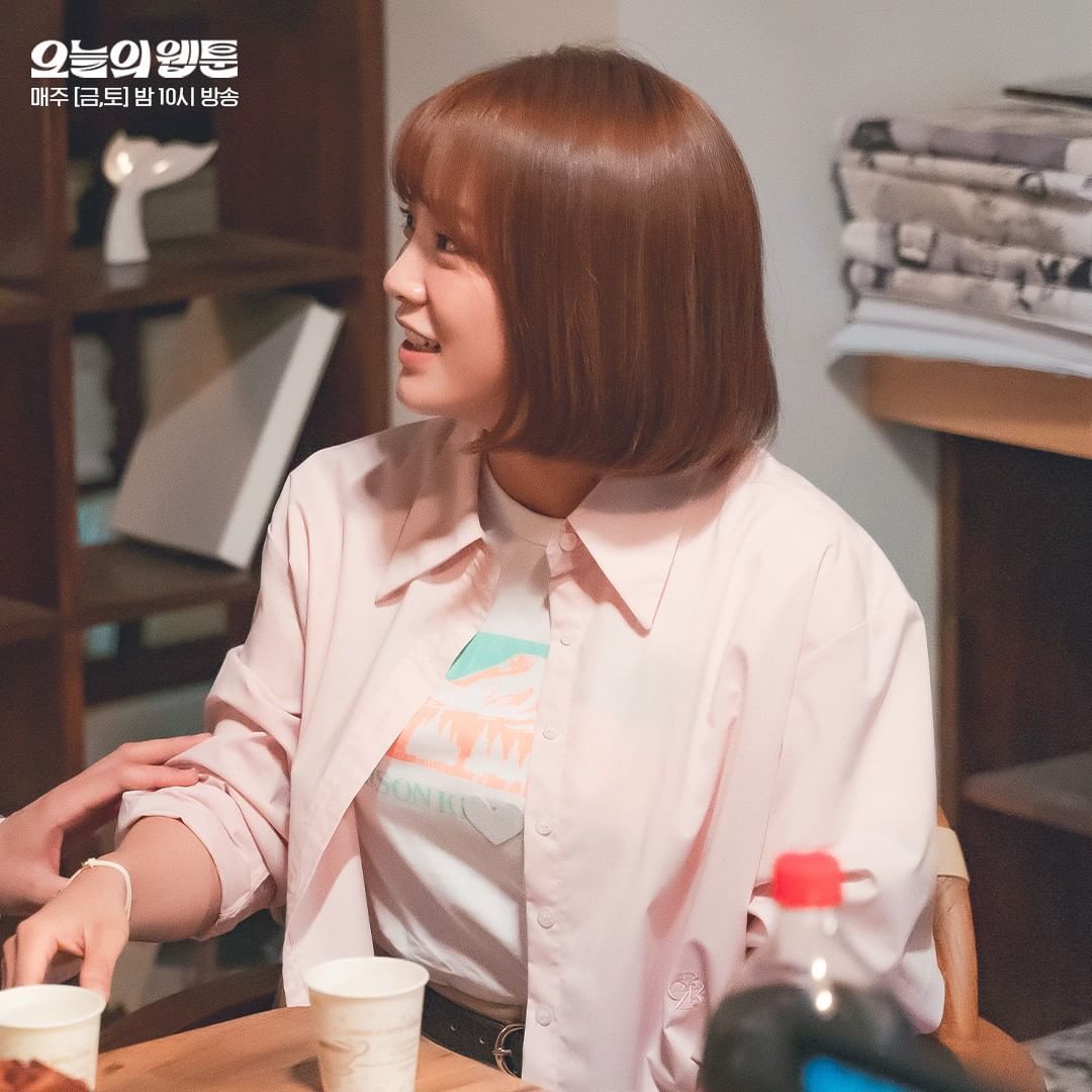 Kim Sejeong dalam drama Today's Webtoon Kim Sejeong dalam drama Today's Webtoon