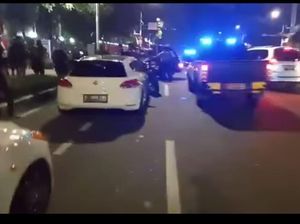 Balap Mobil Liar di Senayan Jakpus Dini Hari Tadi, Langsung Ditilang!