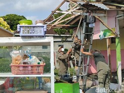 Penataan Stasiun Wates, Satpol PP Bongkar Kios Pedagang: Sudah SP3