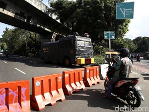 Ada Gladi Kotor HUT RI ke-77, Jalan Menuju Istana Ditutup