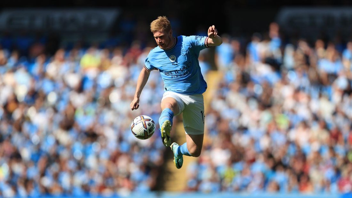Kevin De Bruyne di laga Man City vs Bournemouth. (Foto: Offside via Getty Images/Simon Stacpoole/Offside)