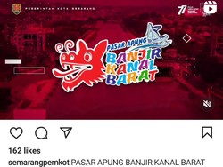 Ada Wisata Baru di Semarang, Pasar Apung Banjir Kanal Barat