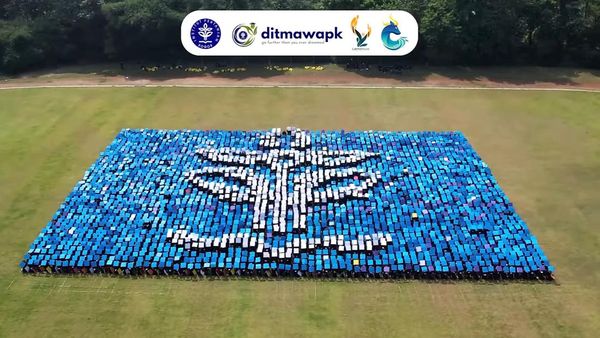 10 Potret Formasi IPB yang Pecahkan Rekor Dunia, Ada Wajah Rektor!