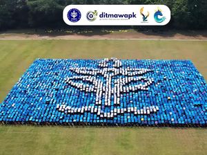 10 Potret Formasi IPB yang Pecahkan Rekor Dunia, Ada Wajah Rektor!