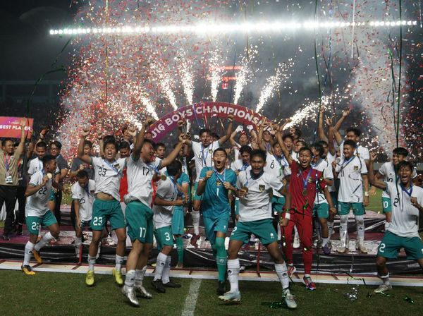 Semringah Timnas Indonesia Jadi Juara Piala AFF U-16