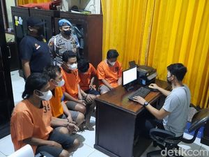 5 Penjahat Narkoba Ditangkap Dalam Sehari, Sabu 72 Gram Diamankan
