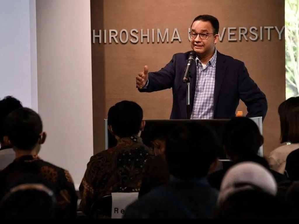 Jadi Pembicara di Hiroshima, Anies Dengar WN Jepang Nyaman Naik Angkot di DKI