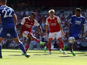 Arsenal Gilas Leicester, Gabriel Jesus Kecewa Tak Cetak 4 Gol