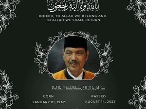 Mantan Ketua Muda MA Bidang Agama Prof Abdul Manan Wafat Mantan Ketua Muda MA Bidang Agama Prof Abdul Manan Wafat