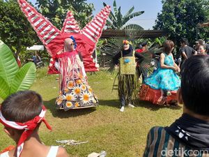 Meriahnya Pawai Sambut Kemerdekaan RI di Kota Depok