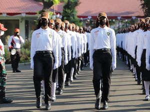 Paskibraka 2022 Jalani Gladi Kotor Upacara HUT RI di Istana Negara