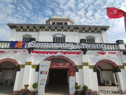 Banjir di Dekat Stasiun Semarang Tawang, 4 Jadwal Kereta Dibatalkan