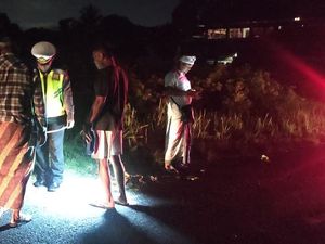 Tertabrak Motor, Pejalan Kaki di Tabanan Meninggal Tertabrak Motor, Pejalan Kaki di Tabanan Meninggal