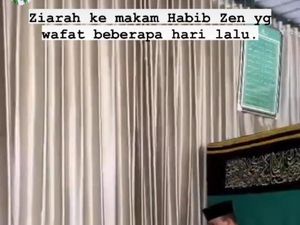 Tiba di Jakarta dari Jepang, Anies Melayat ke Makam Habib Zen bin Sumaith