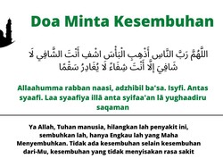 Doa Minta Kesembuhan dari Sakit untuk Diri Sendiri Hingga Orangtua