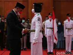 Berikut Nama Pasukan Utama Paskibraka Upacara HUT ke-77 RI di Surabaya