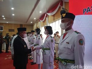 Dikukuhkan Gubsu Edy, Ini Daftar 66 Paskibraka Sumut Tahun 2022 Dikukuhkan Gubsu Edy, Ini Daftar 66 Paskibraka Sumut Tahun 2022
