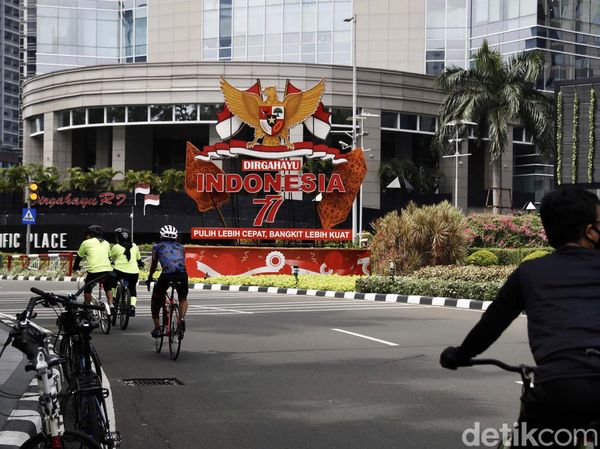 Semarak HUT RI ke-77 Makin Terasa di Ibu Kota, Ini Fotonya