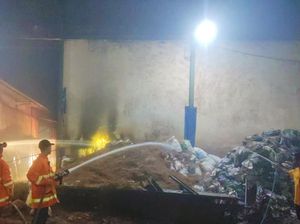 Pabrik Milik PT Bio Global Indonesia di Jembrana Terbakar