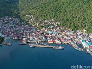 Indahnya Tarempa dari Udara, Kota Pelabuhan Paling Sibuk di Anambas Indahnya Tarempa dari Udara, Kota Pelabuhan Paling Sibuk di Anambas