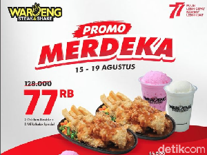 Intip 8 Rekomendasi Promo Kuliner HUT Ke-77 RI Intip 8 Rekomendasi Promo Kuliner HUT Ke-77 RI