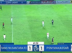 Rans FC Vs PSM Skor 1-1: Drama Kartu Merah di Menit ke-80