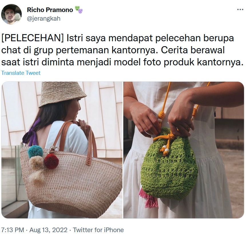 Viral seorang karyawati diduga alami pelecehan seksual di grup WhatsApp kantor