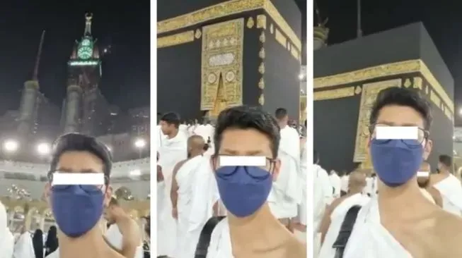Viral jemaat wanita nyamar jadi pria saat ibadah umrah