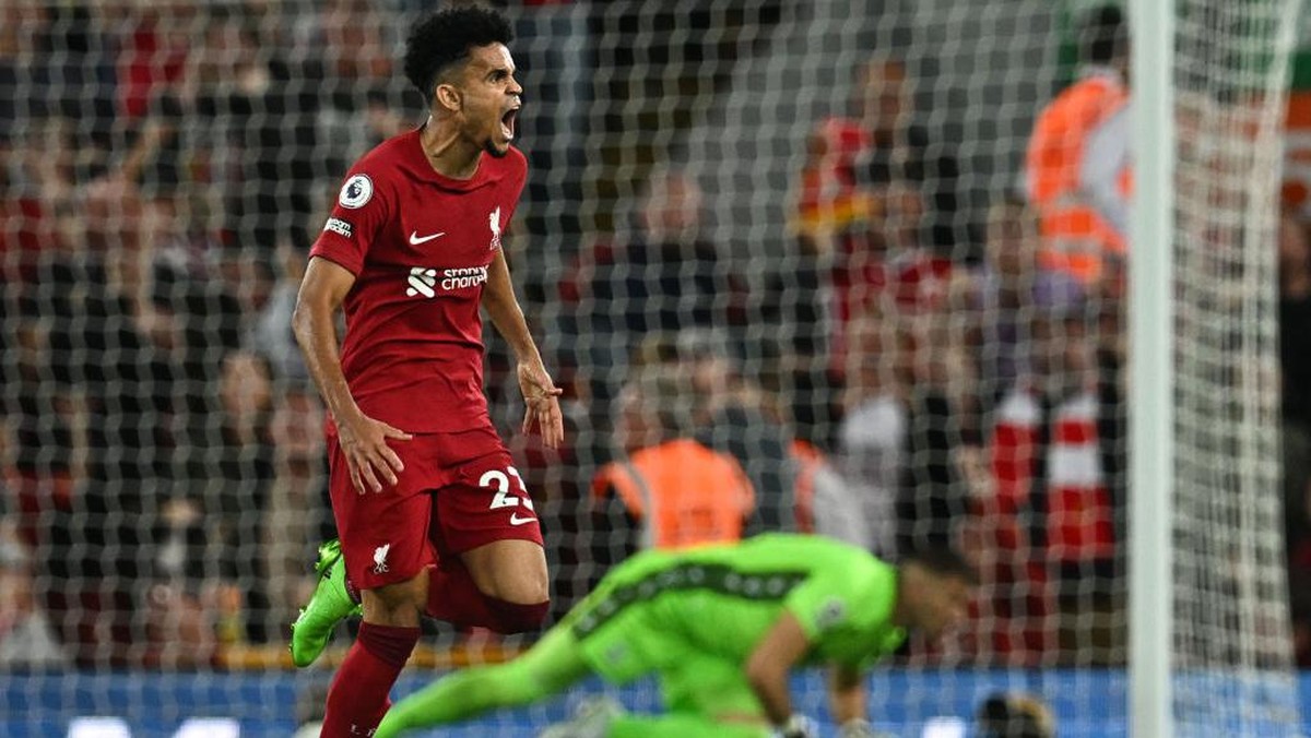 Luis Diaz menjadi juru selamat Liverpool (Foto: AFP via Getty Images/PAUL ELLIS)