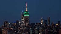 Wow, Gedung Empire State Rayakan Kemerdekaan India