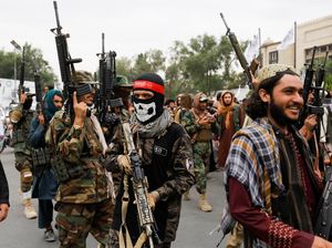 Taliban Rayakan 1 Tahun Penarikan Pasukan AS dari Afghanistan Taliban Rayakan 1 Tahun Penarikan Pasukan AS dari Afghanistan