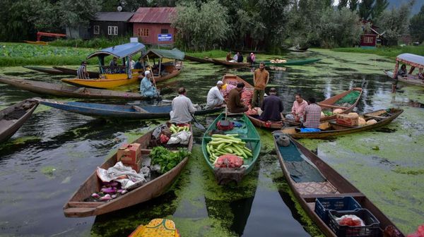 Pasar Terapung Ini Bukan di Banjarmasin, tapi di... India