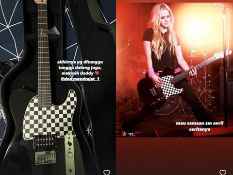 Doddy Sudrajat Belikan Mayang Gitar Mirip Punya Avril Lavigne, Berapa Harganya?
