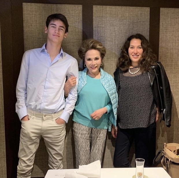 Foto: instagram.com/kartikasoekarnofoundation Kiran Soekarno Seegers, Dewi Soekarno, dan Kartika Soekarno di Tokyo/