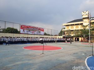 Pertama Kalinya dalam Sejarah Ponpes Ngruki Gelar Upacara HUT RI Besar-besaran