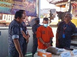 Guide Surfing di Badung Ditangkap Terkait Narkotika, 1,5 Kg Ganja Disita