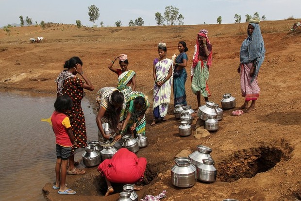 Ilustrasi: kekeringan yang terjadi di India/ Foto: reuters.com/Prashant Waydande