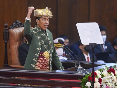 Momen Jokowi Sampaikan Pidato Kenegaraan di Sidang Tahunan MPR