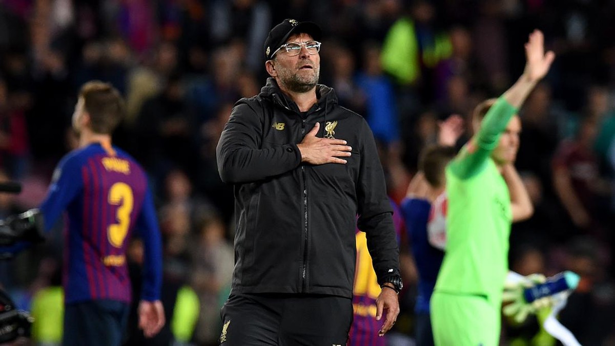 Juergen Klopp enggan membahas situasi keuangan Barcelona. (Foto: Liverpool FC via Getty Images/John Powell)
