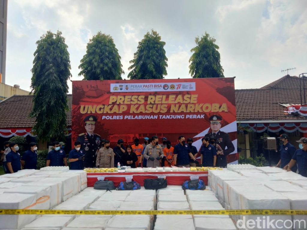 3 Pengedar 36 Kg Sabu Jaringan Narkoba Internasional Ditangkap di Surabaya