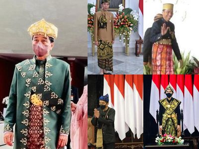 Potret Baju Adat Jokowi di Sidang Tahunan MPR dari Tahun ke Tahun