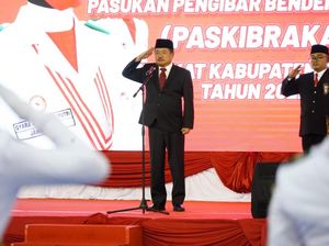 Bupati Garut Kukuhkan 33 Paskibraka Tahun 2022, Ini Daftarnya