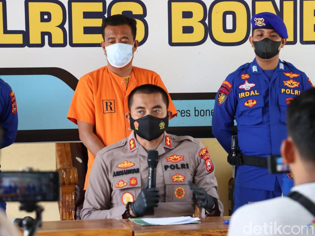 Pria di Bone Jual Bahan Peledak untuk Produksi Bom Ikan Ditangkap!