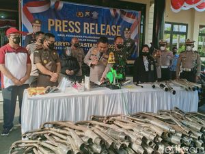 695 Motor Berknalpot Brong Terjaring Razia di Nganjuk