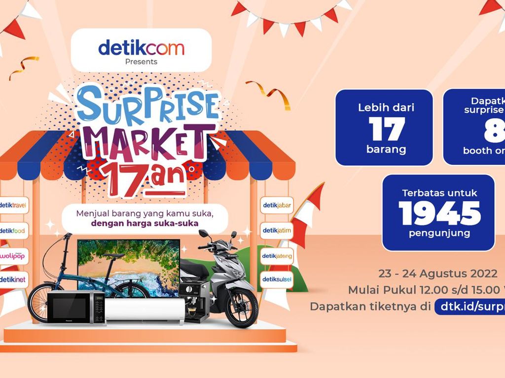 Awas Kalap! Voucher Hotel Bisa Ditawar Suka-Suka di Surprise Market 17an detikcom Awas Kalap! Voucher Hotel Bisa Ditawar Suka-Suka di Surprise Market 17an detikcom